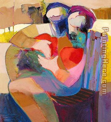 Edge of Love painting - Hessam Abrishami Edge of Love art painting